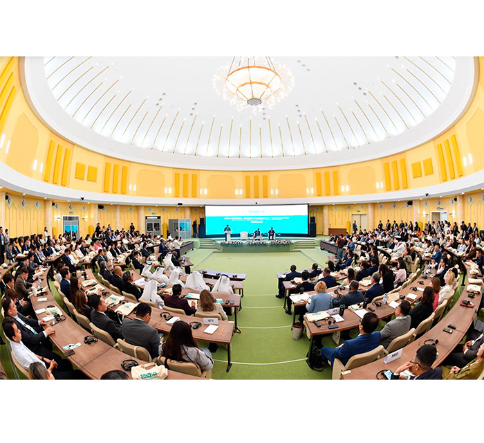 Türkmenistanyň Prezidentiniň ýanyndaky Döwlet gullugy akademiýasynyň wekiliýeti Astanada geçirilen halkara «GovHR Forum-2026» maslahatyna gatnaşdylar
